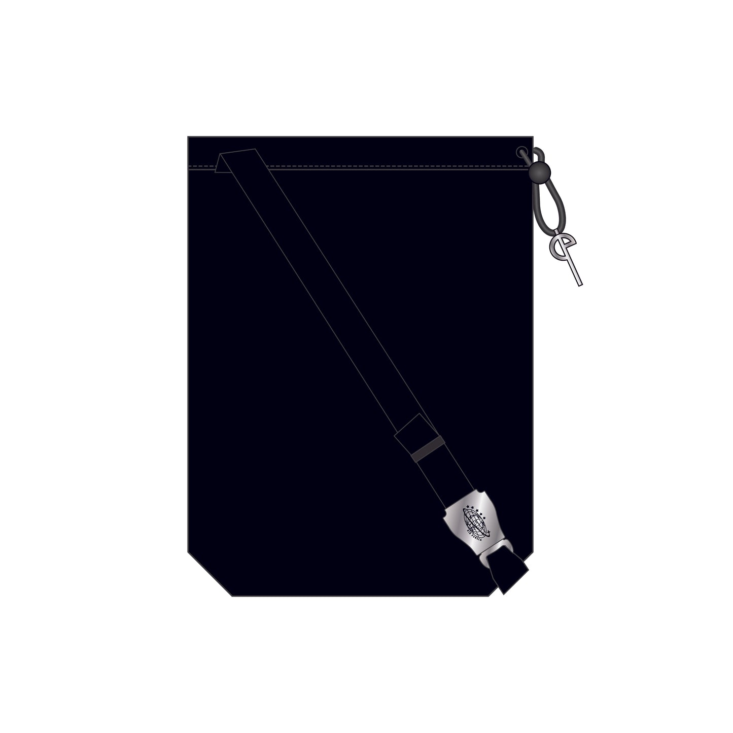 APARATUS x AIR PANGEA BACK PLATE BLACK