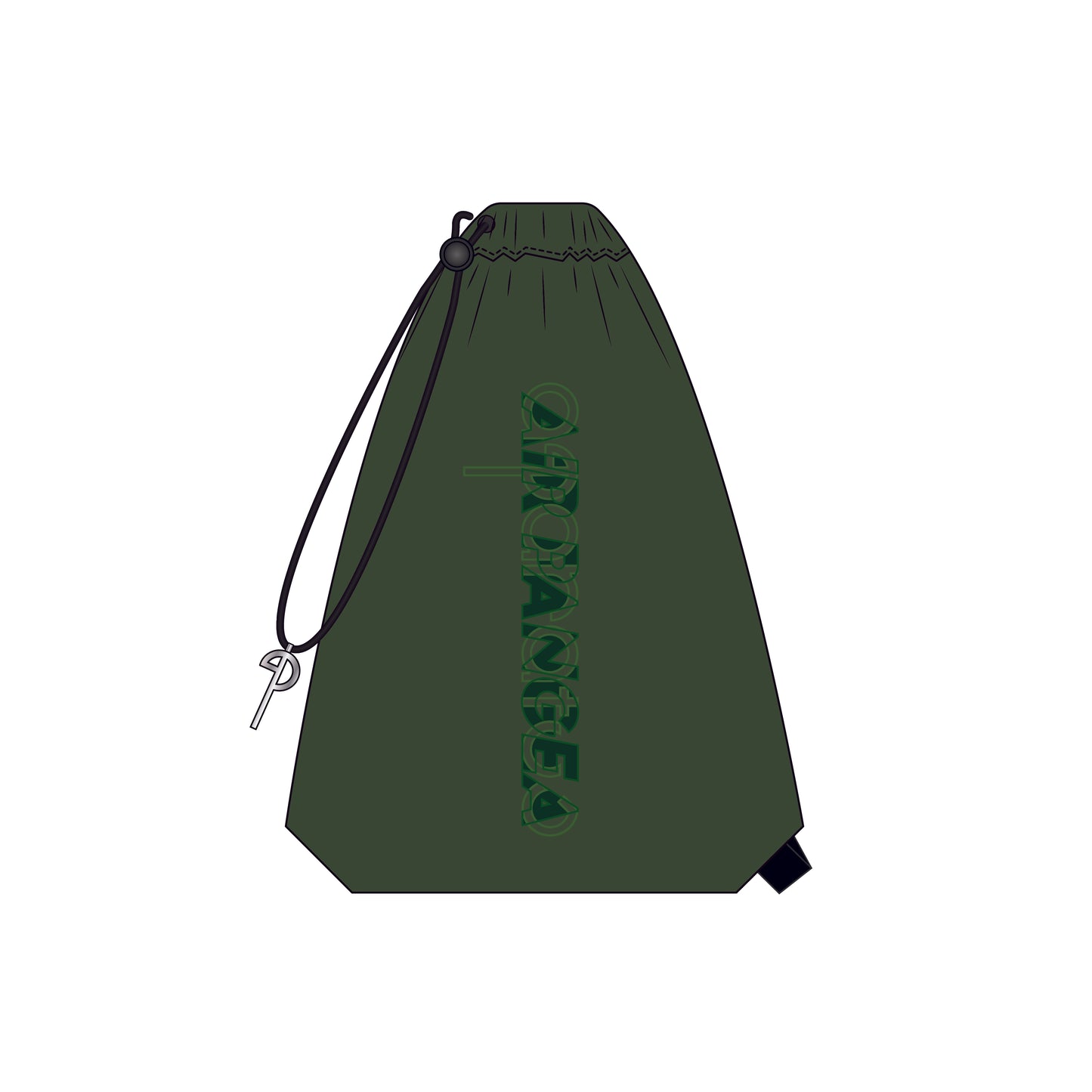 APARATUS x AIR PANGEA BACK PLATE GREEN