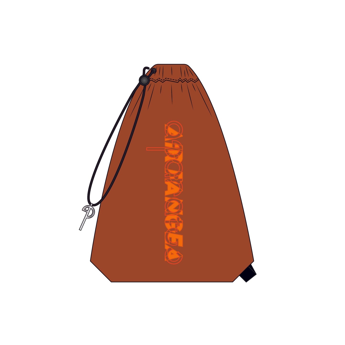 APARATUS x AIR PANGEA BACK PLATE ORANGE