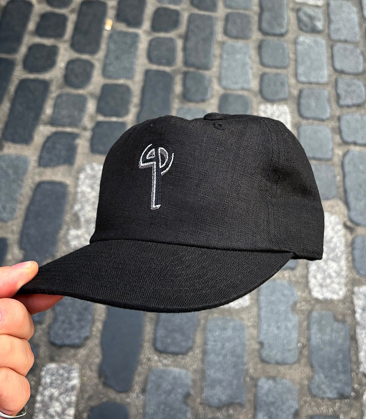 LINEN CAP BLACK