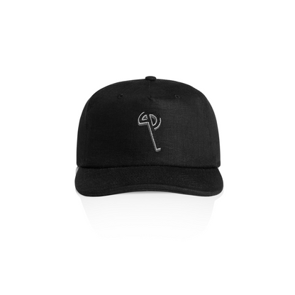 LINEN CAP BLACK